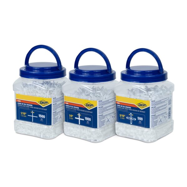 QEP Hard Leave-in Tile Spacers (Jar x 1000) - Image 3