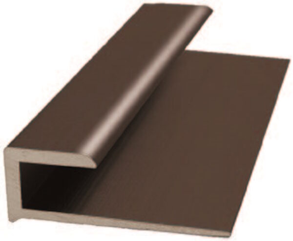 MD Pro 2mm - 3mm LVT J-Molding Satin Titanium