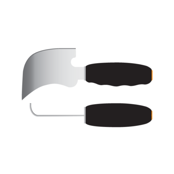 Tego Curved Quarter Moon Knife