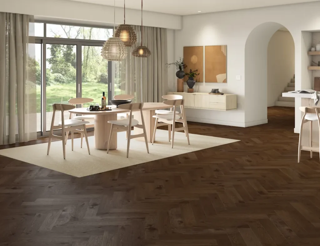 Duet Herringbone & Plank - Scarlett's Fire 5